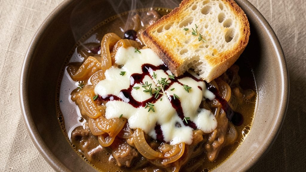 Applebee's French Onion Soup Copycat Recipe: Caramelized Onions and Gruyère Gold