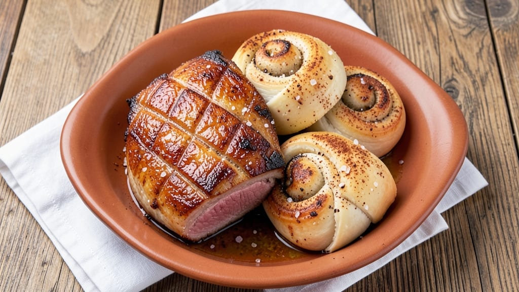 Authentic Portuguese Rolls Recipe: Crispy Pork Belly with Cinnamon-Sugar Crust