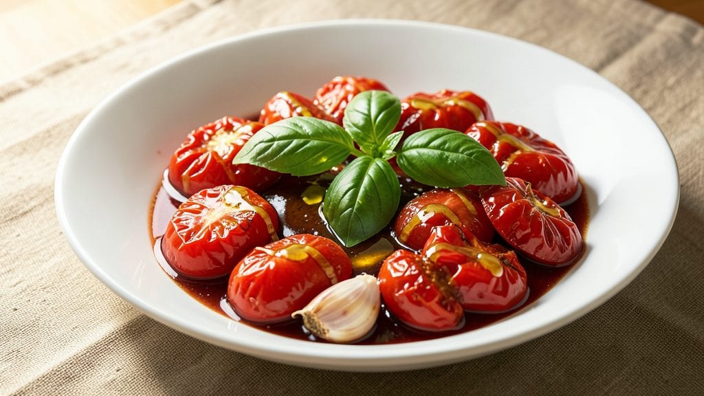 Balsamic Tomatoes Recipe: Sweetened Vinegar Glaze for Pasta and Meats