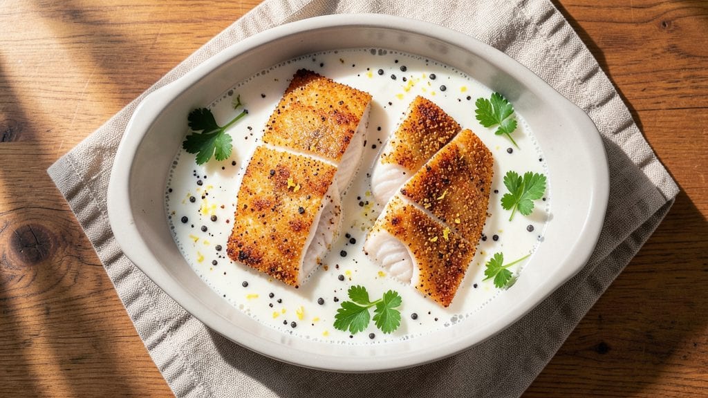 Boston Baked Cod Recipe: Crispy Cornmeal Crust Meets Flaky Perfection