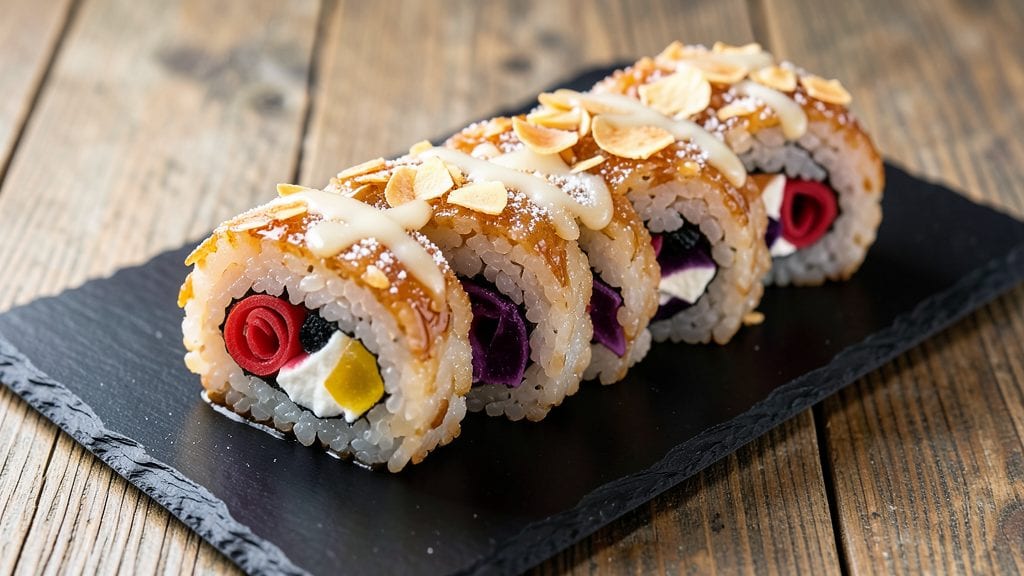 Candy Sushi Rolls Recipe: Colorful Sweet Treats in 5 Minutes