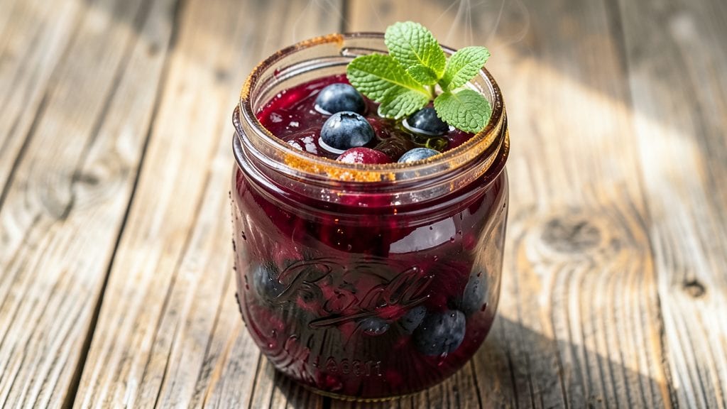 Canned Blueberry Jam Recipe Without Pectin: No-Sugar-Added Spread With 10-Minute Simmer