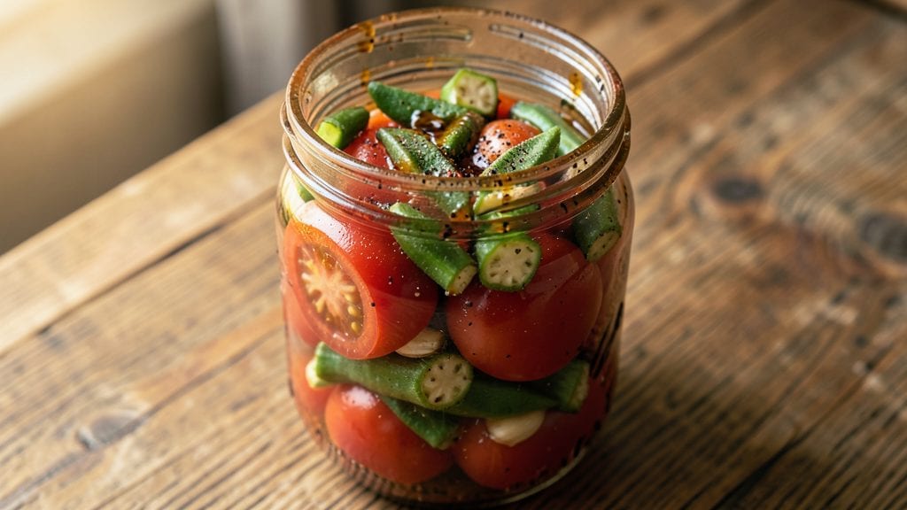 Canning Okra and Tomatoes Recipe: Smoky, Tangy Preserves That Last All Year