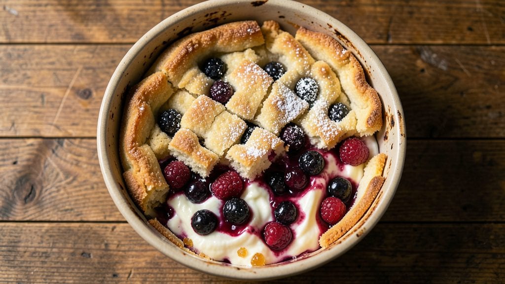 Jiffy Cobbler Recipe: Biscoffy Crust and Bursting Berry Magic