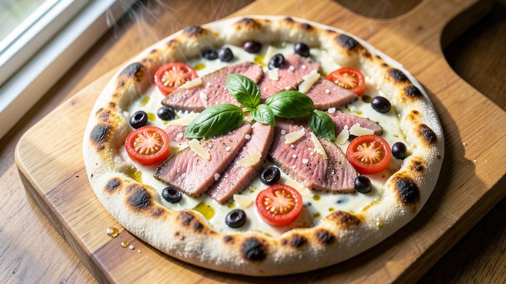 Tuna Pizza Recipe: Crispy Crust With Creamy White Sauce Twist