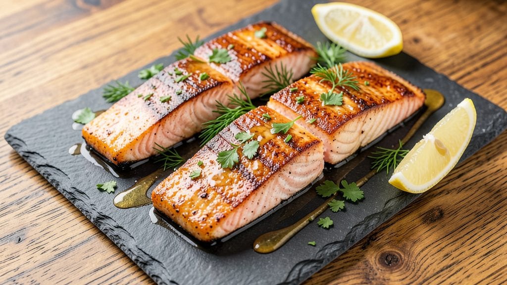 World's Best Salmon Recipe: Pan-Seared Crispiness with Buttery Herb Glaze